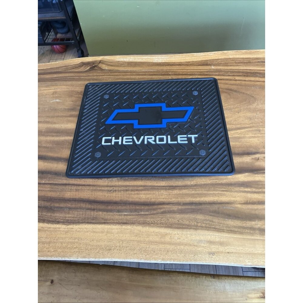 Vintage Chevrolet Rubber Floor Mat - 16.5” X 13.5”